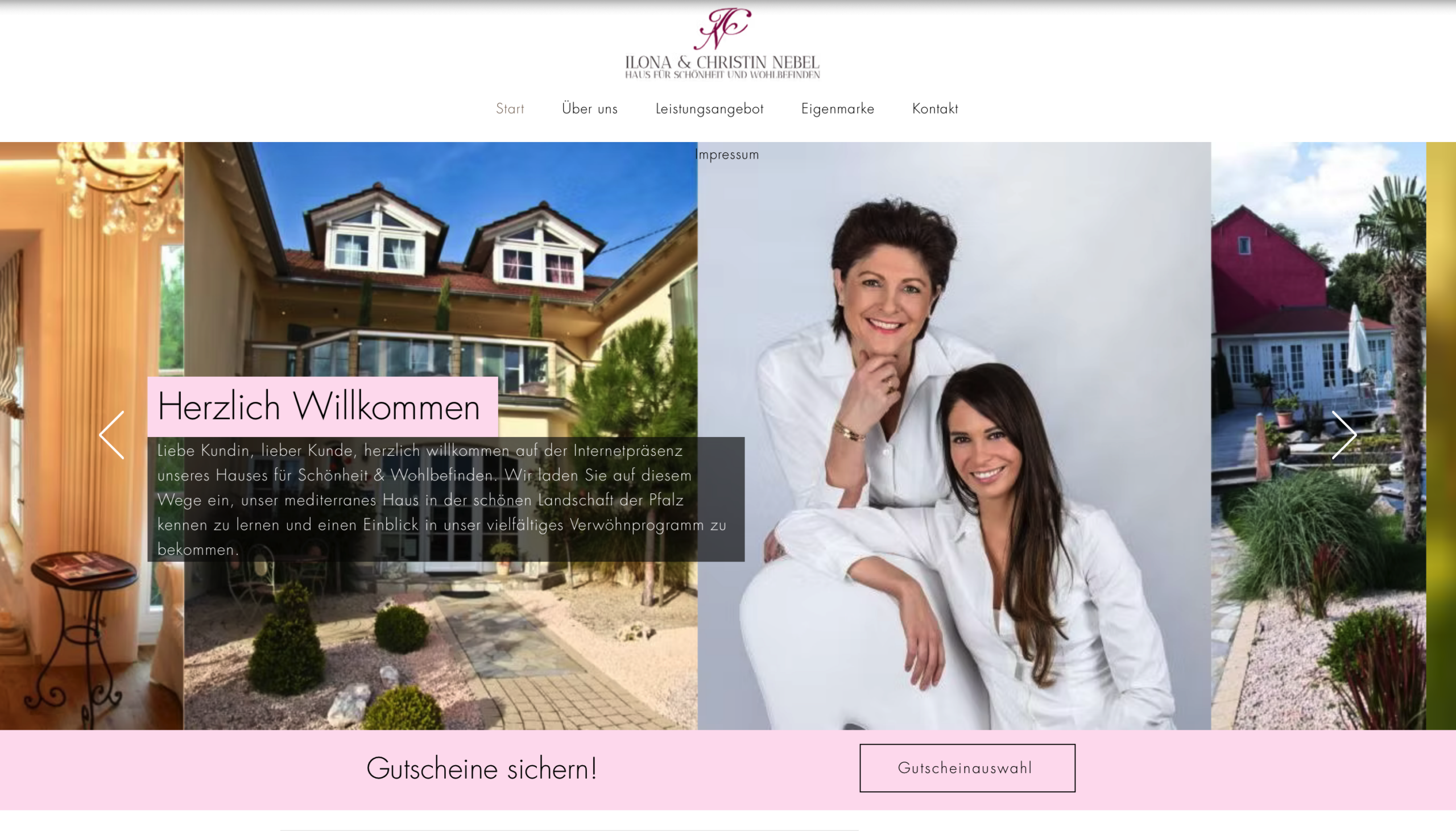 Originale Website-Vorschau der Referenz I&C Nebel